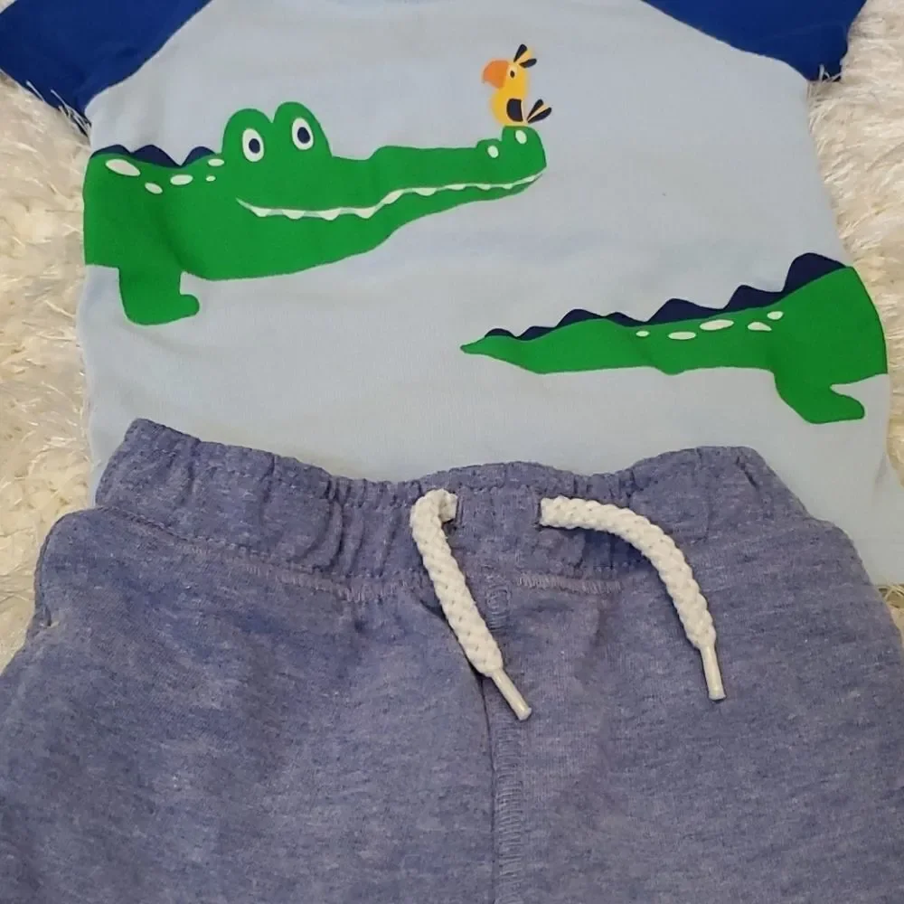 18 month boy shorts and 24 month shirt set